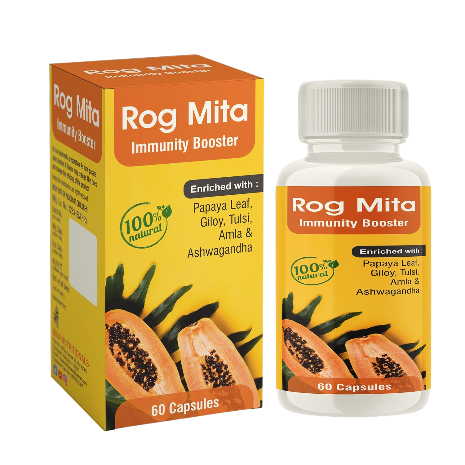 Rog Mita bottle and carton