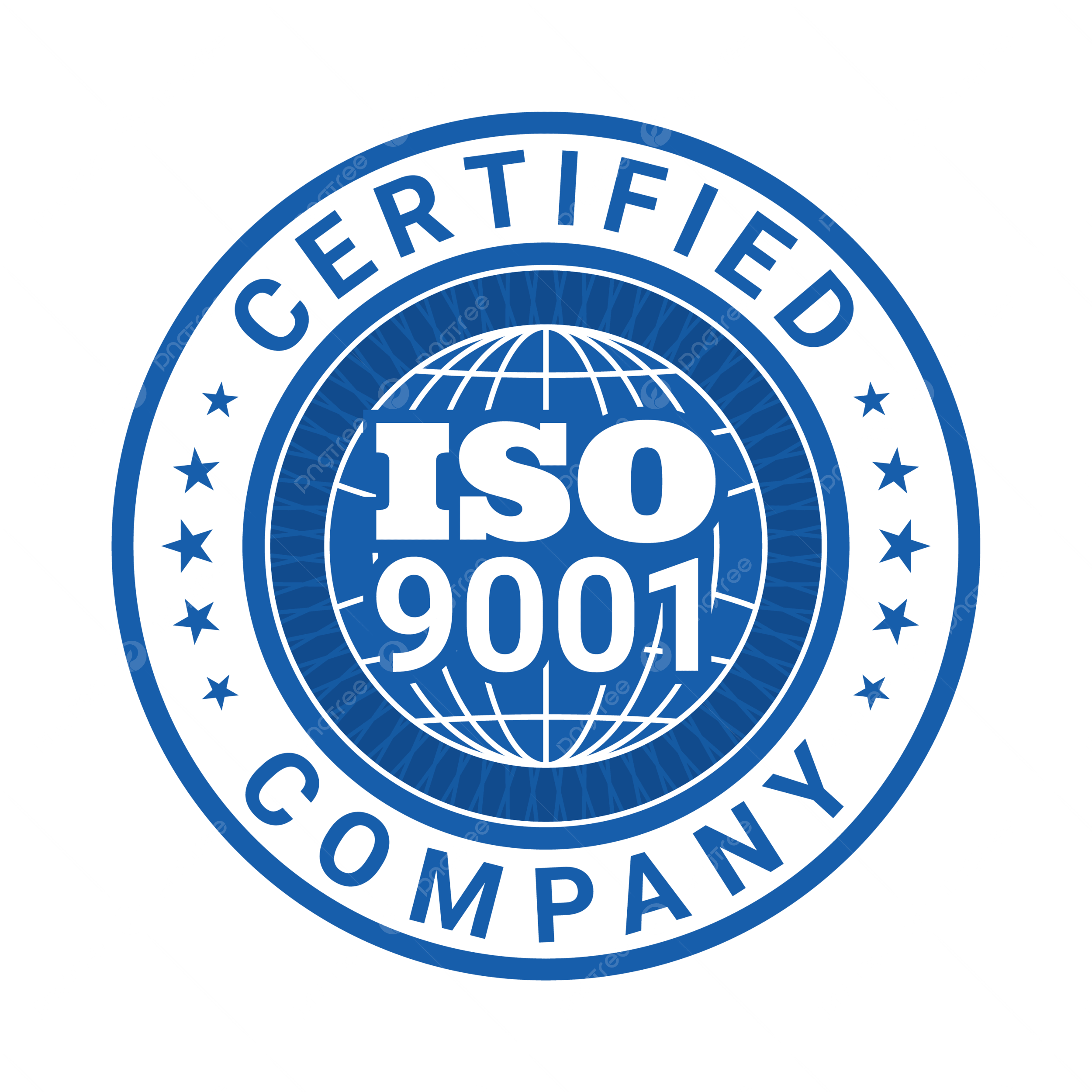 ISO 9001 certification badge